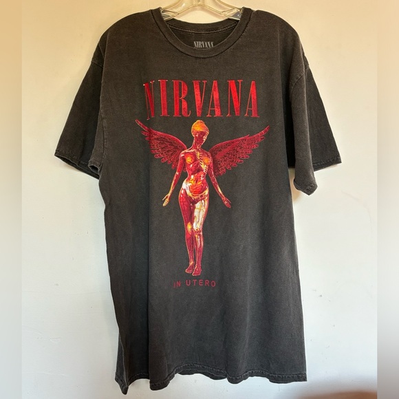 Nirvana In Utero Kurt Cobain T Shirt - Picture 3 of 3